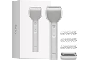 Laifen T1 Pro 1-Blade Electric Shaver, High-Speed 12,000 Cuts/Min, Long Hair Trimmer with 3 Guards, for Sparse Beard & Daily Styling, Wet & Dry, IPX7 Waterproof (Aluminum Alloy)