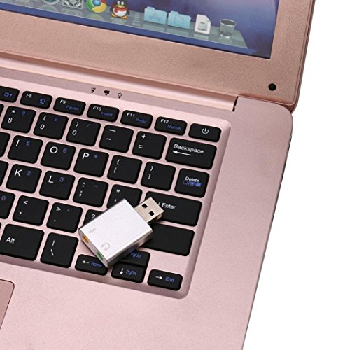 Mchoice Audio Adapter 3D Sound card 7.1 USB To 3.5mm mic headphone Jack Stereo Headset