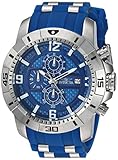 Invicta Men's Pro Diver Quartz Watch with Stainless-Steel Strap, Blue, 26 (Model: 24963)