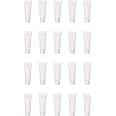 sowaka Empty Refillable Tube 20 Pcs 10 ML Plastic Squeezable Soft Cosmetic Containers Travel Bottles Holder for Lotion Cosmetic Makeup Sample Vial Jar Pot Case DIY Project