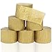 Coceca 6 Rolls 492ft Gold Crepe Paper Streamers for Birthday Party Wedding Festival Party Decorations