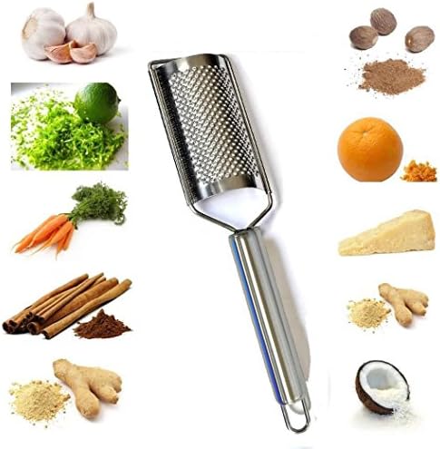 Lemon Zester Tool and Cheese Grater.High Quality Stainless Steel. Dishwasher Safe. It's a Great Gift