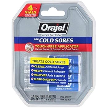 amazoncom orajel cold sore pack   health personal care