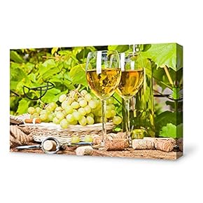 Canvas Wall Art for Living Room,Bedroom Home Artwork Paintings Red Wine Ready to Hang - 12x18 inches