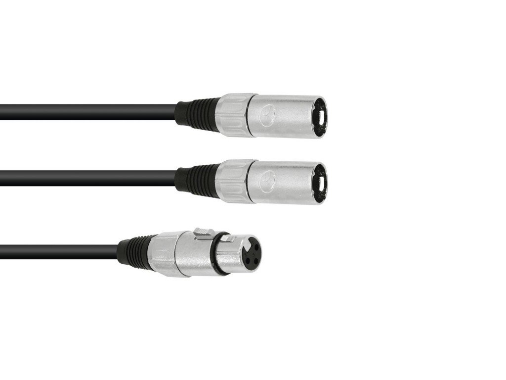 Cable AC-15 XLR(F)/2x XLR(M), 1.5m