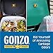 Gonzo Natural Magic Garbage Odor Eliminator - Lemon Fragrance - Absorbs and Eliminates Odors in Your Home - 2 Adhesive Gels