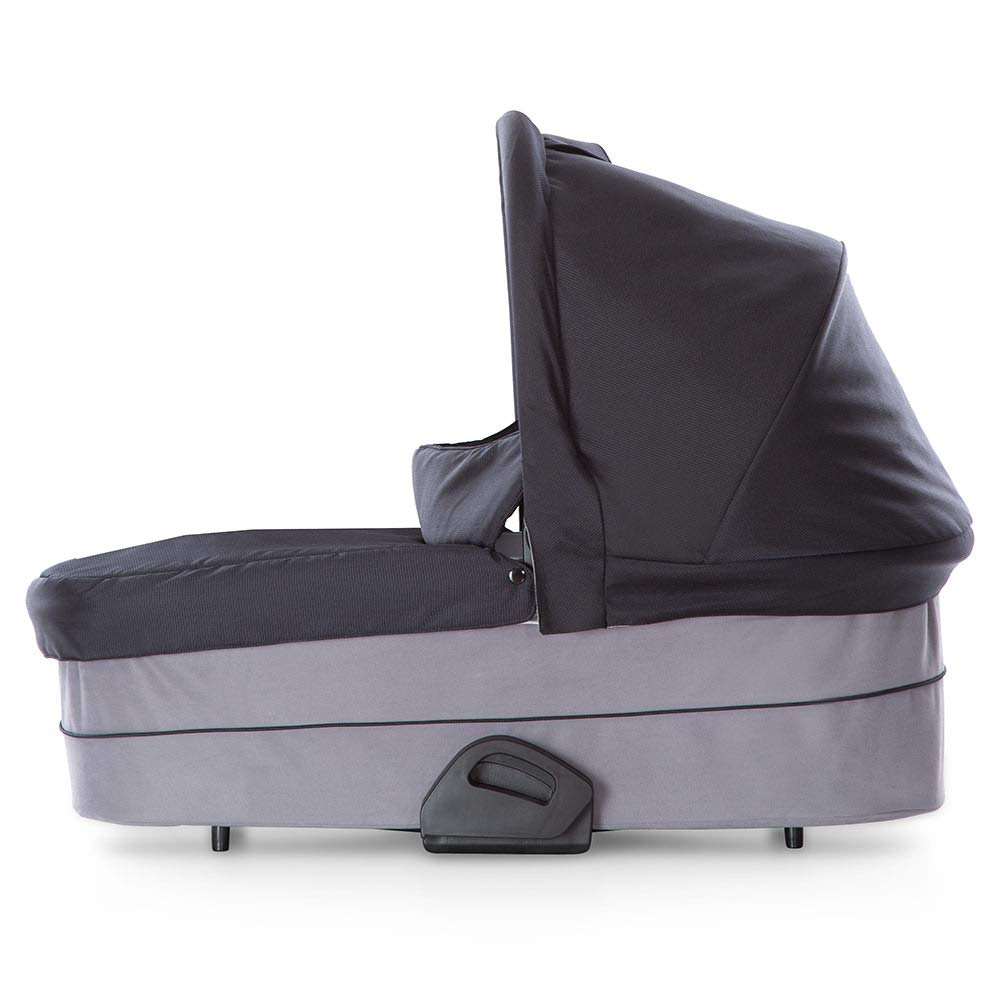 Hauck Baby Bath for Saturn R or Mars Combi Pushchair/for Babies from Birth to 9 kg/Includes Soft Mattress/Window with Ventilation/Stable/Large Sun Canopy/Foldable/Black