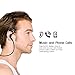GBtiger Wireless Bluetooth Headphones, Bluetooth 4.0 HD Stereo Earbuds Noise Cancelling Sports Earphones Hand-free Call with Mic(Black)