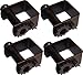 5 Heavy Duty 4 Inch Standard Weld On Winches for Flatbed Trailers, Car Haulers