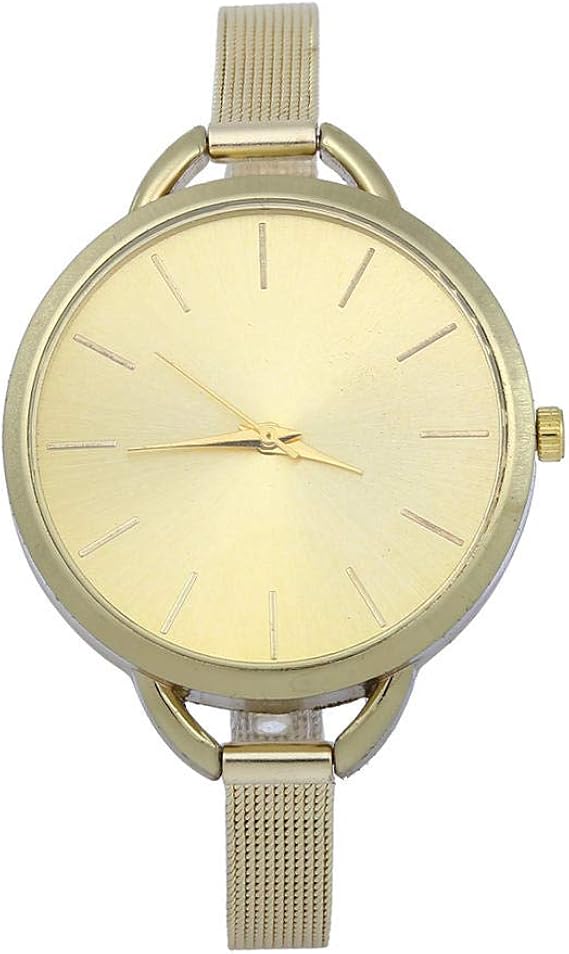 Reloj Dorado Red de Moda Casual para Mujeres con Reloj Dorado ...