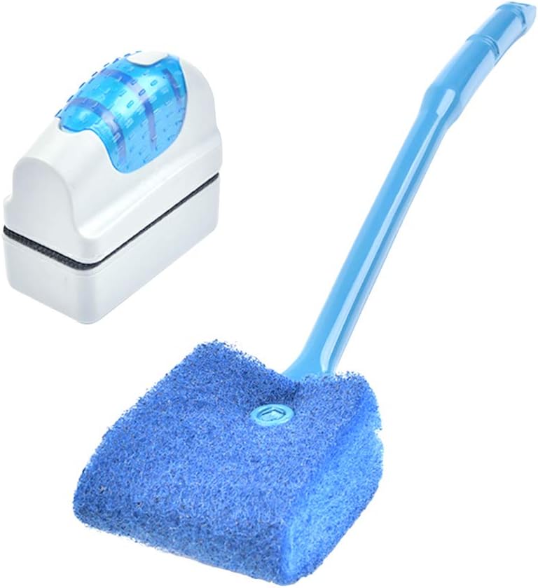 THETHO Aquarium Cleaner Tools, Fish Tank Cleaning Sponge Brush Floating