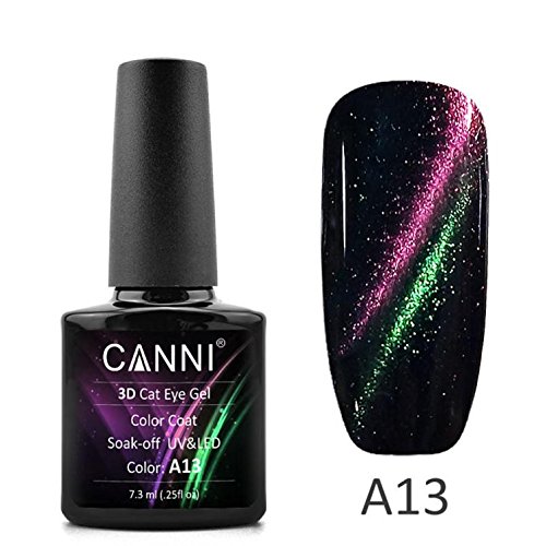 Ikevan CANNI Removable UV Gel Nails Protective Layer Removable Release Layer Chameleon 3D Cat Eye Sealant (A13) Ikevan CANNI Removable UV Gel Nails Protective Layer Removable Release Layer Chameleon 3D Cat Eye Sealant (A13)
