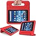 AVAWO Kids Case for Fire 7 2017 - Light Weight Shock Proof Handle Kid-Proof Case for Fire 7 inch Display Tablet (2015 & 2017 Release), Red