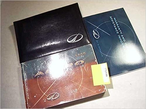 2000 Oldsmobile Alero Owners Manual Oldsmobile Amazon Com Books