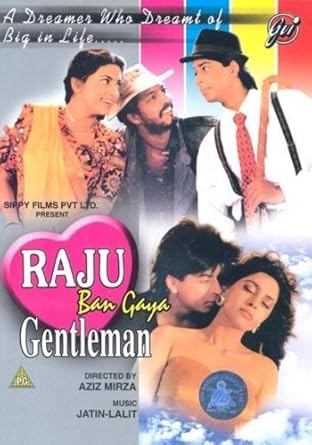 Amazon Com Raju Ban Gaya Gentleman 1992 Shahrukh Khan Juhi Chawla Hindi Film Bollywood Movie Indian Cinema Dvd By G P Sippy Movies Tv