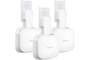 MAMERRY Wall Mount Holder for eero Pro 6e/Pro 6, No Messy Wires, Space Saving, Outlet Wall Stand Bracket Compatible with eero Pro 6e/Pro 6 Mesh Wi-Fi System Extender Router (3 Pack)