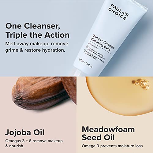 Paula's Choice Omega Complex Cleansing Balm, Double Cleanse Face Wash