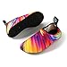 WateLves Womens and Mens Kids Water Shoes Barefoot Quick-Dry Aqua Socks for Beach Swim Surf Yoga Exercise (Sunset, 32/33)