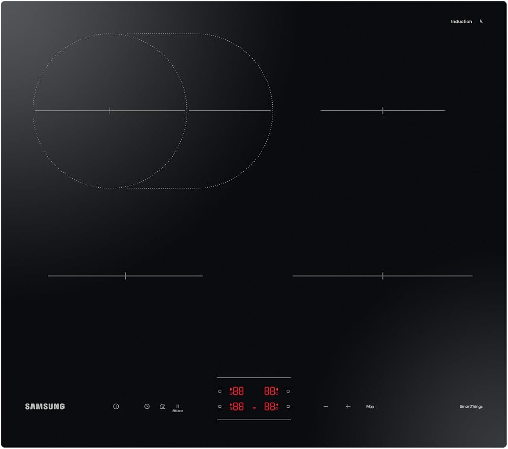 Samsung Slim Fit Induction Hob NZ64B4015FKU1 with Oval Ring Black