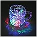 SODIAL(R) New Fashion Dragon LED Inductive Rainbow Color Beer Cup Party Flashing Light Whisky Mugs Transparent