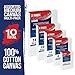 U.S. Art Supply Professional Quality Stretched Canvas, Multipack of 10 Medium Sizes, 2 Each 5x7, 8x10, 11x14, 12x16, 16x20 Inches - 12-Ounce Primed, 3/4