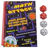 Math attack: Math games for kids using 30-sided dice : grades K-9 (Box cars and one-eyed jacks) 0968161383 Book Cover
