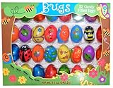 32 CANDY FILLED EGGS (BUGS DESIGNS)EGGS ARE FILLED WITH DOUBLE BUBBLE AND SMARTIES AND NOW AND LATER CANDY)