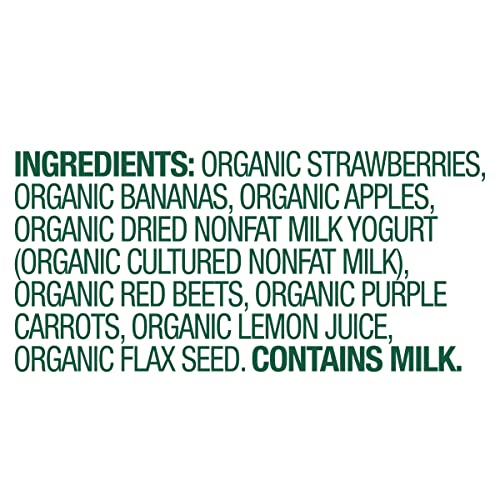 SPROUT ORGANIC STRAWBERRY BANANA & YOGURT, 4 OZ POUCH