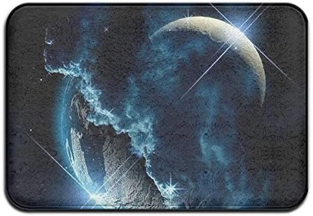 REOLITUY Vastness Of The Universe Theme Anti-slip Door Mat Home Decor Indoor Outdoor Entrance Doormat Rubber Backing 23.6 X 15.7 Inches