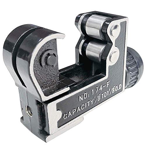 Wostore Mini Pipe Tube Cutter 1/8 to 1-1/8 Inch Tubing Cutter - for Copper Aluminum PVC Plastic.
