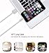 Hitobox 2 Pack 6 Feet Nylon Braided Lightning to USB Cable Extra Long Charger for iPhone iPad iPod