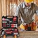 41-Piece Tool Set General Household Home Repair Hand Tools Kit with Plastic Toolbox Storage Case
