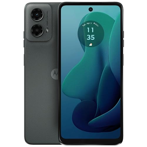 Motorola Moto G 5G 2024 (128GB, 4GB) 6.6", 50MP Dual Camera, Android 14 (Verizon Unlocked for Canada & Global) XT2417-1 (w/Fast Charging Cube, Sage Green) (Renewed)