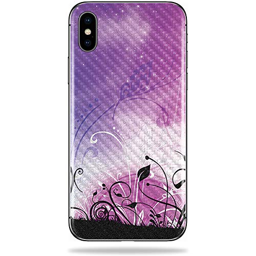MightySkins Carbon Fiber Skin for Apple iPhone X - Rise and Shine | Protective,…