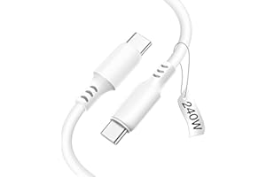 USB C Cable, 240W 3.3FT Fast Charging Cable, PD Type C Cable Fast Charge, Silicone USBC Phone Charger Data Cord Support for M