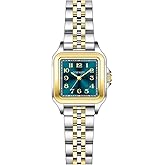 VXFAIZY Dainty Square Watch for Women with Easy Read Arabic Numeral Ladies Dress Watches