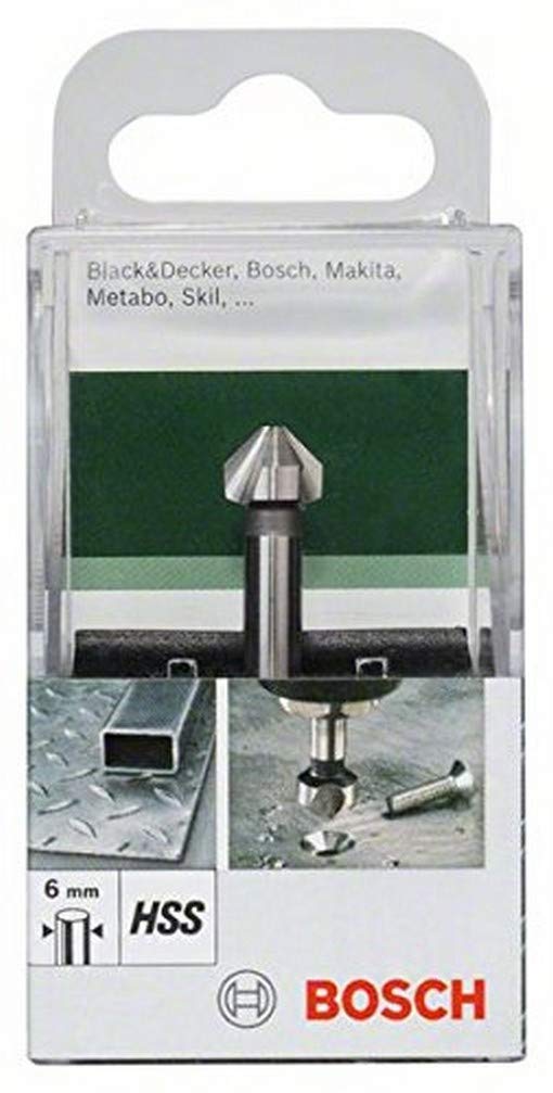Bosch 2609255121 10 x 50mm Countersink HSS 3-Cutting Edges M5 90 Degree