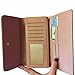 lovelive99 Elegant Lady Women Clutch Crown Wallet Long Purse Leather Wallet