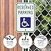 Handicap Parking Sign, Reserved Parking Sign, 12x18 Inches, 3M EGP Reflective .063 Aluminum, Fade Resistant, Made in USA