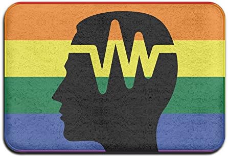 Fashion Thinking Human Brain Waves Doormat Welcome Floor Mat