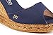 Viscata Aiguafreda Espadrille Canvas Wedges Spain Handmade 3 ½” Heel Women's Open Toe Sandals with Breathable Organic Cotton Canvas and 100% Natural Jute Midsole for all Occasions: Casual, Work, Party