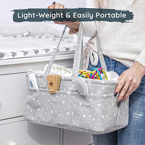 2 Stylish+Baby+Diaper+Caddy+Organizer
