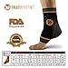 Treat My Feet Compression Ankle Brace with Silicone Ankle Support and Copper - Plantar Fasciitis Brace for Foot Pain & Achilles Tendonitis Relief - Ankle Brace for Women & Men - Extra Large