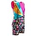 HOZIY Leotards for Girls Gymnastics Biketards Size 6-7 Years old Flowers Sparkles