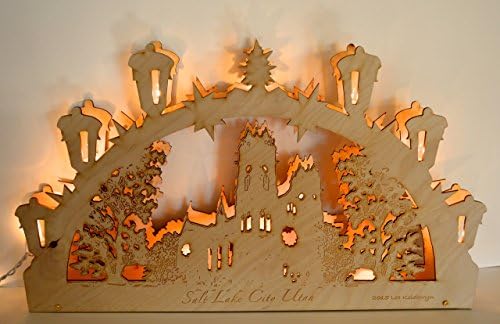 Cathedral of the Madeleine Lighted Candle Arch Schwibbögen