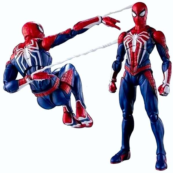 Spiderman Action Figure Spiderman Toy Upgrade Suit PS4 Game Edition