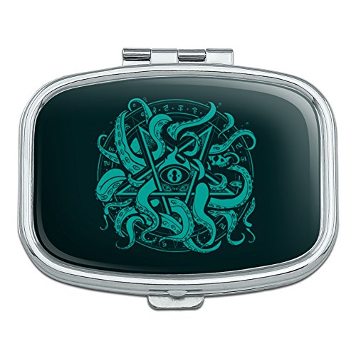 Cthulhu Elder Sign Pentagram Rectangle Pill Case Trinket Gift Box