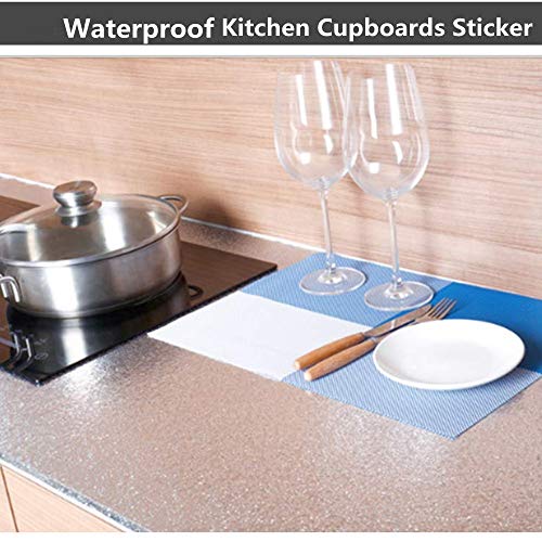 Soqool Adhesive Kitchen Backsplash Sticker Wall Sticker Oil Proof