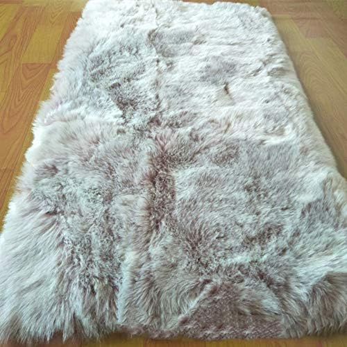 sheepskin Fuax Carpet Wool Sofa Mat Chair Pad For Bedroom Bay Window Living Room (6cm Length Fleece),E-80 * 160cm
