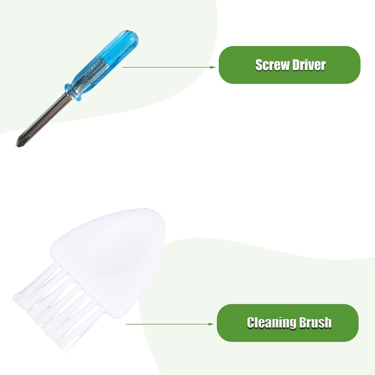 LOVECO Replacement Parts Compatible for iRobot Roomba E I & J Series Robotics, E5 E6 i8 i7 i6 i5 i4 i3 i1 j9 j8 j7 j6 j5 and Plus Version, 2 Rubber Brush, 8 Filter, 8 Brush